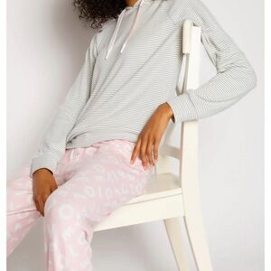 Pj salvage Love lounge pajama pants pink joggers sz M